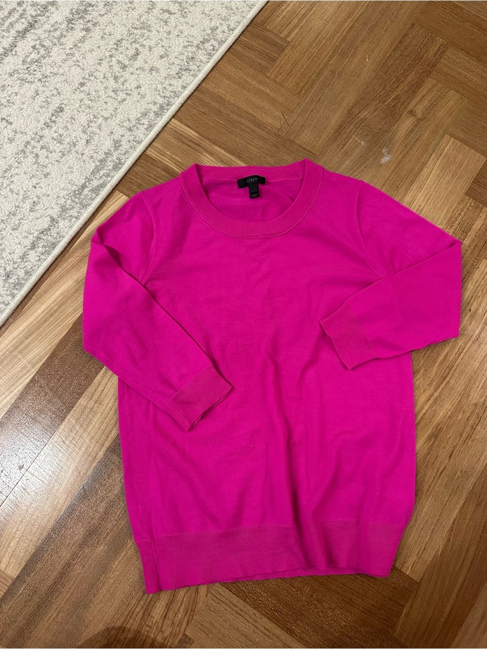 J. Crew Bright Pink Sweater